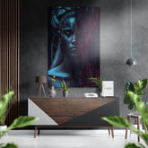 Human Software Brushed Aluminum Dibond Wall Art.